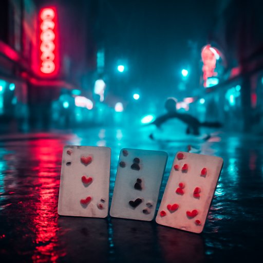 royal game ڈریگن ٹائیگر کارڈ میز